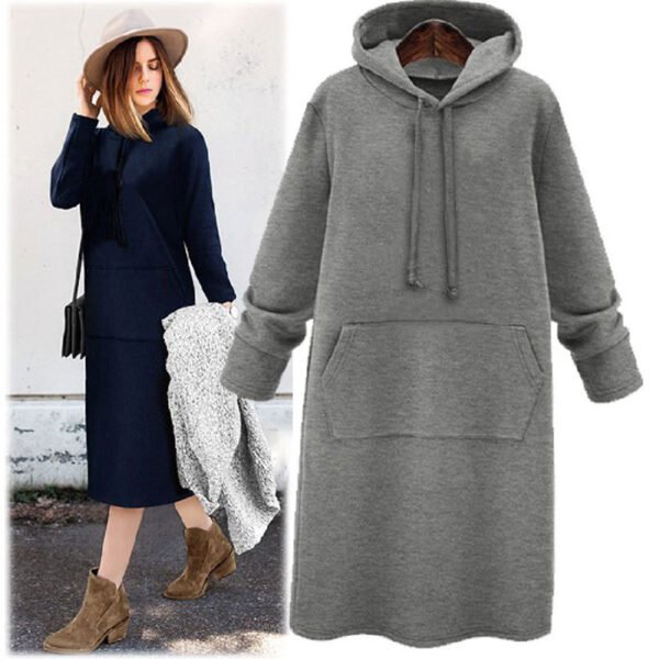 Mid-length Sweater Coat Skirt Blank Sparkling Style - Image 6