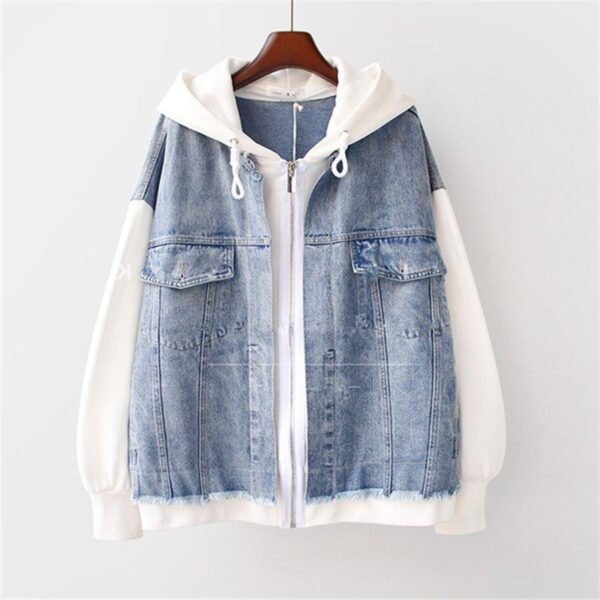 Spring And Autumn Cardigan Hooded Baseball Uniform - Image 3