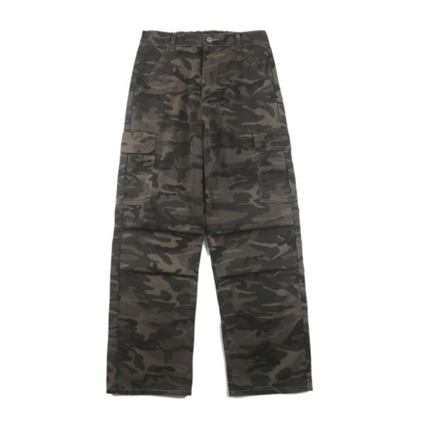 Fashion Brand Design Sense Paratrooper Denim Trousers - Image 2