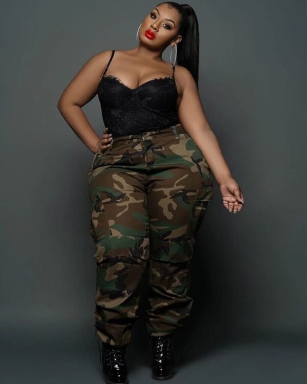 Street Leisure Sports Fans Color Printing Plus Size Pants - Image 7