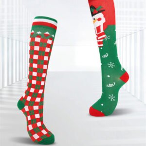 Compression Stockings Christmas Sports High Elastic Breathability