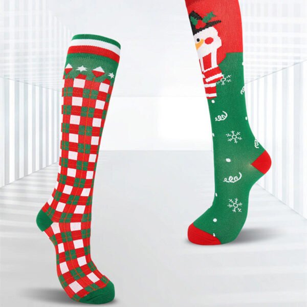 Compression Stockings Christmas Sports High Elastic Breathability