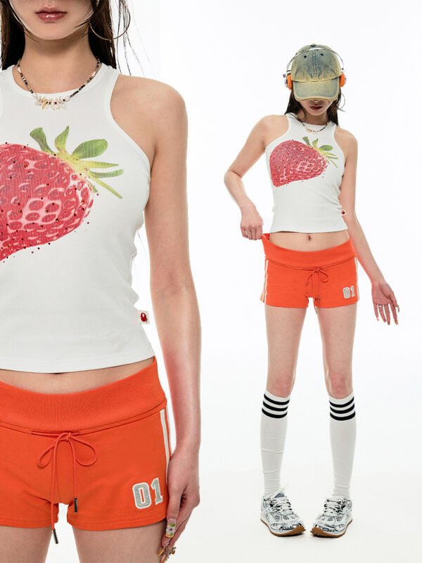 Comfortable Slimming Sheath Side Stripe Shorts - Image 10