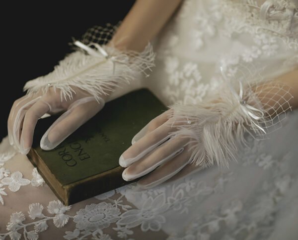 Wedding Dress Wedding Gloves Women - Image 4