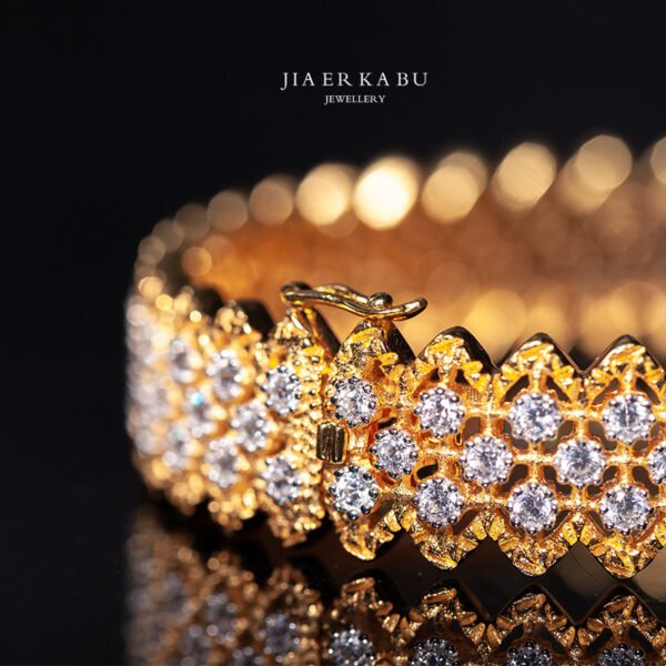 Gold Plated S925 Silver Fine Version Of The Lace Bracelet For Women - Image 4