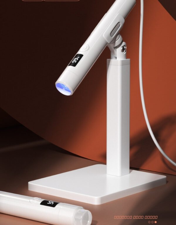 Hand-held Manicure Word Lamp Bracket Degrees Rotary Multifunctional Rack Stick Wear Nail Tip - Image 2