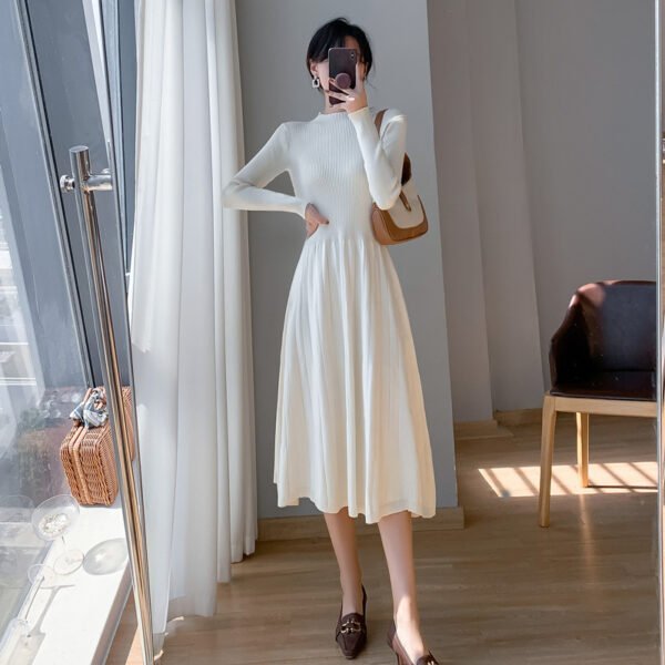 Inner Wear Base A- Line Knitted Dress Women - Image 5
