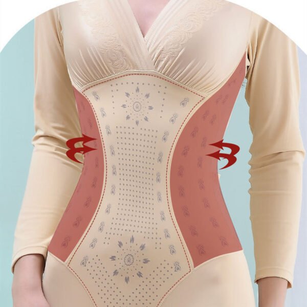 Women's Caffeine One-piece Corset Belly Contracting Hip Raise Slim Fit - Image 5
