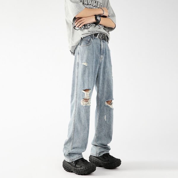 American Street Pu Shuai Straight-leg Trousers - Image 3