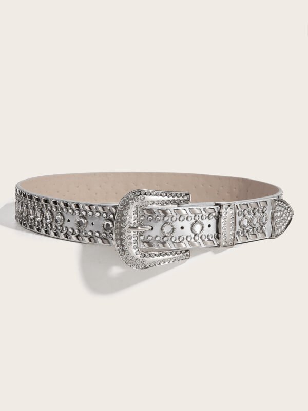 Punk Rhinestone Rivet Y2g Fashion Belt - Image 7