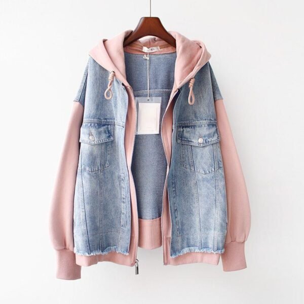 Spring And Autumn Cardigan Hooded Baseball Uniform - Image 6