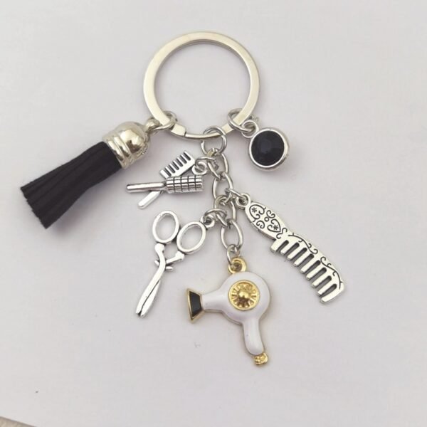 Tassel Black Diamond Mini Key Chain - Image 5