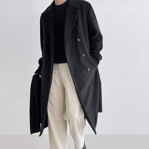 Woolen Coat Men's Mid-length Autumn And Winter Korean Style - Image 2