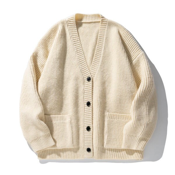 Thick Needle Heavy Texture Cardigan Sweater Autumn And Winter - Image 7