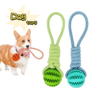 Treat Dispensing Dog Ball – Rubber & Bite-Resistant
