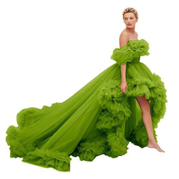 Tube Top Short Front And Long Back Dress - Image 9
