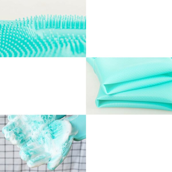 Silicone Dog Grooming Comb & Bath Brush Glove - Image 3