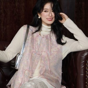 High-Grade Jacquard Satin Cardigan – Women's Autumn Blazer