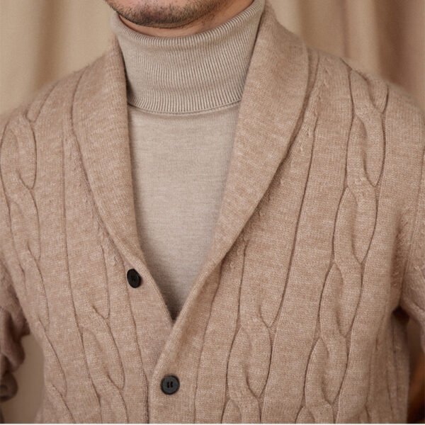 Twisted Flower Sweater Cardigan Retro Casual Jacket - Image 6