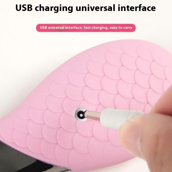 Silicone Gel Cleansing System Electric Facial Nstrument Cleaning Brush Pores Inductive Therapeutical Instrument Vibration Massager - Image 4
