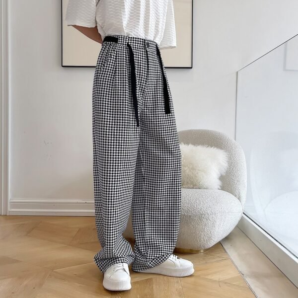 Retro Elegant Trousers Men's Wide-leg Pants - Image 4