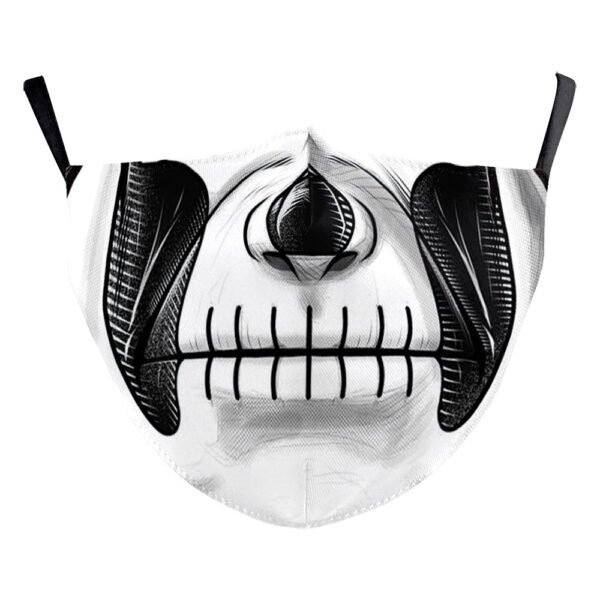 Digital Printing Halloween Clown Funny Horror Double-layer Dust Mask - Image 5