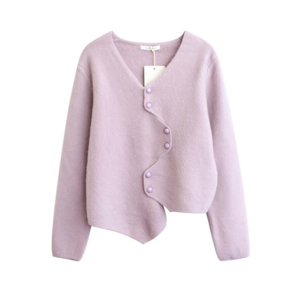 Irregular V Collar Blazers - Image 3