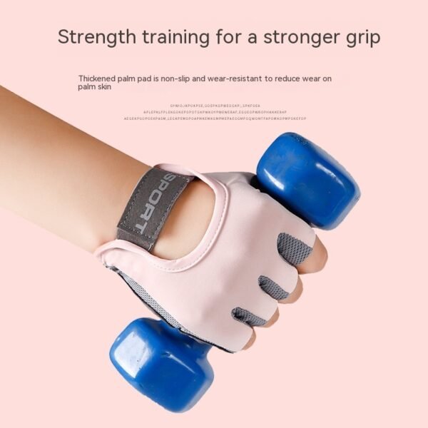 Women's Trendy Sports Half-finger Fitness Gloves - Image 4