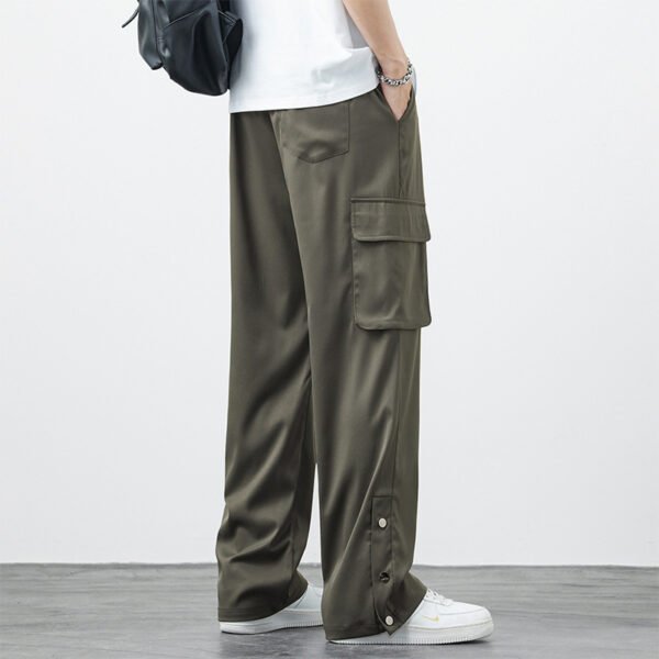 American Plus Size Loose Casual Straight-leg Overalls - Image 3