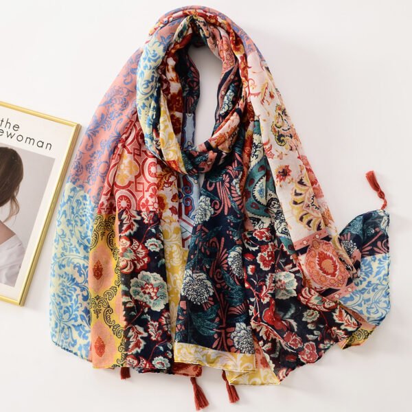 Rendering Ink Painting Butterfly Printed Sunscreen Shawl - Image 8