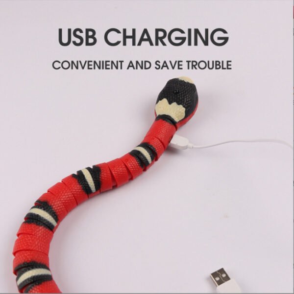 USB Charging Smart Snake Toy for Cats & Dogs - Image 4