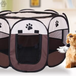Waterproof Folding Pet Fence for Cats & Dogs