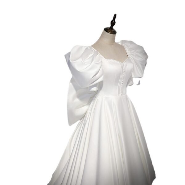 White Evening Dress Women's Banquet - Image 9