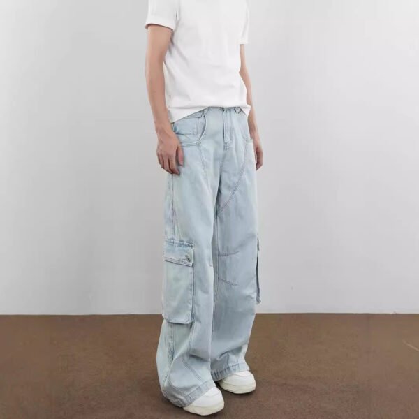 American Retro Gender-free Casual Pants - Image 3