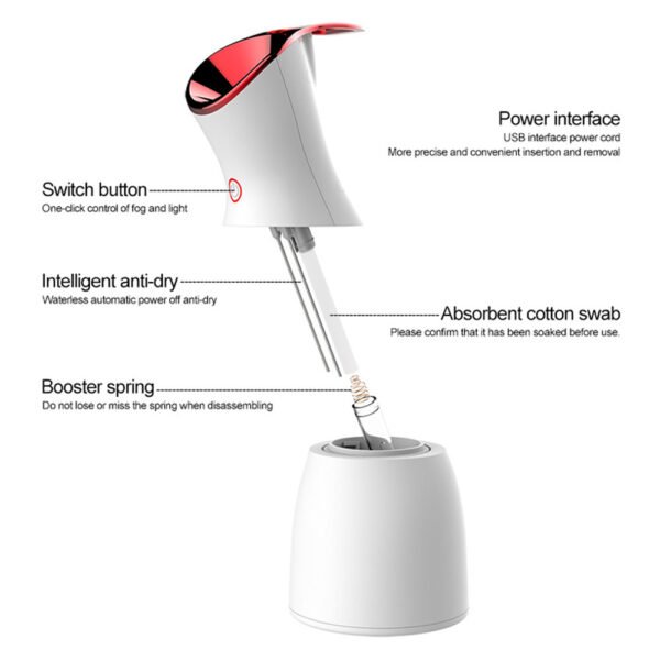 Three-in-one Purple Light Disinfection Lamp Humidifier - Image 3