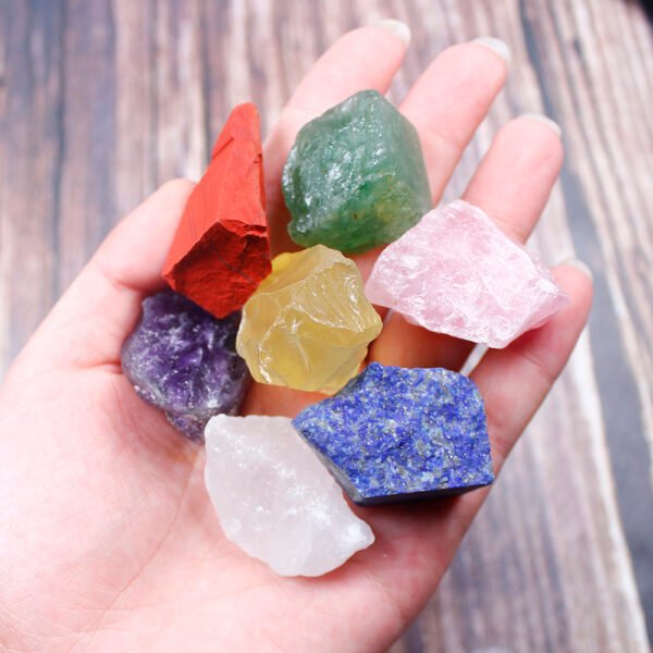 Large Unpolished Ore Samples Of Natural Seven Color Crystal - Image 4