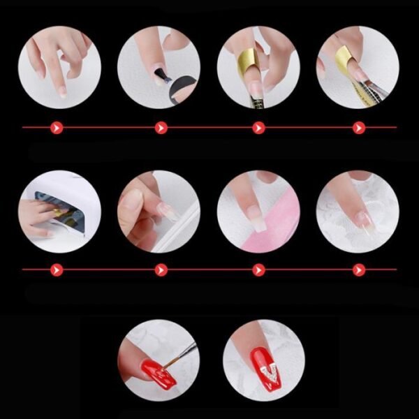 Transparent color extension gel quick and long lasting nail polish gel - Image 2