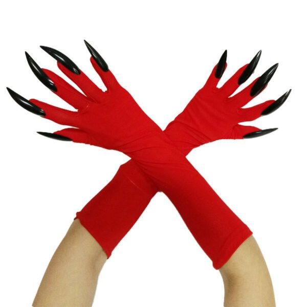 Halloween Long Nail Ghost Claw Gloves Long - Image 2
