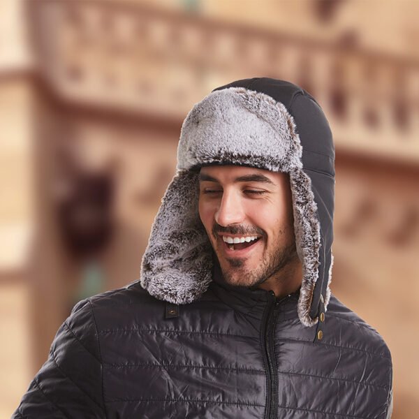 Winter Cold And Warm Plus Velvet Mask Face Protection Hat - Image 2