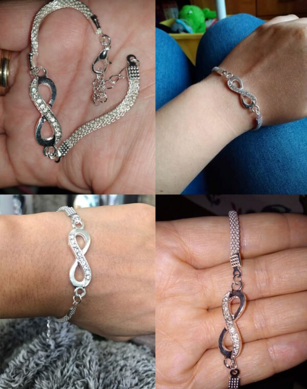 Infinity diamond bracelet - Image 5
