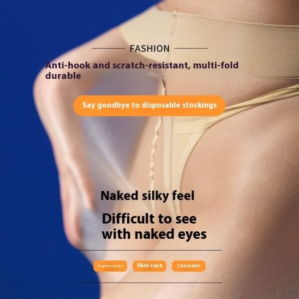 High Density Silk Stockings Silky Invisible Fully Transparent U-shaped Crotch Pantyhose - Image 3