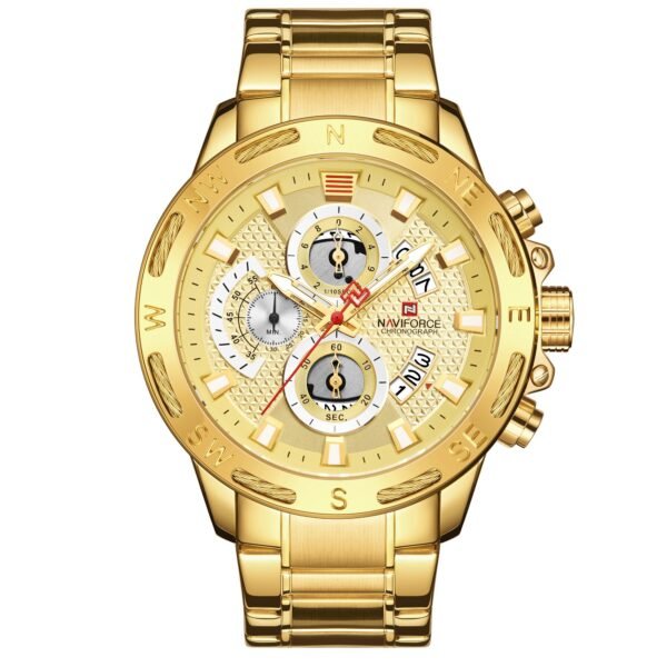 Men's Large Dial Waterproof Luminous Quartz Watch - Image 5