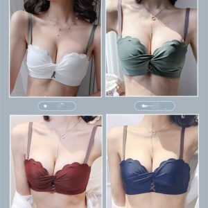 Passionate lingerie small chest gathered without steel ring
