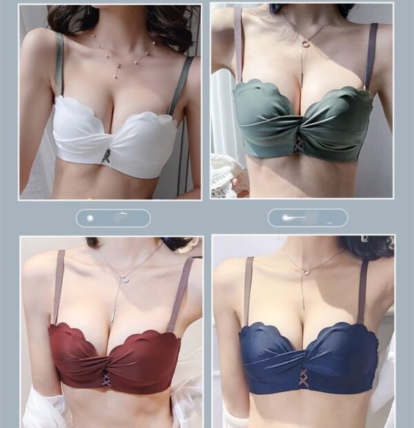 Passionate lingerie small chest gathered without steel ring