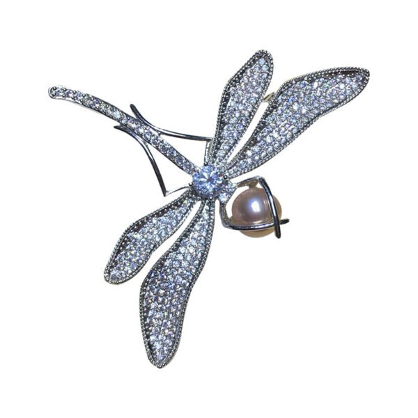 Freshwater Pearl Dragonfly Corsage - Image 4