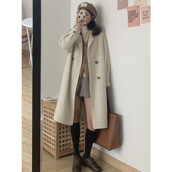 Mid-length Woolen Trench - Image 3