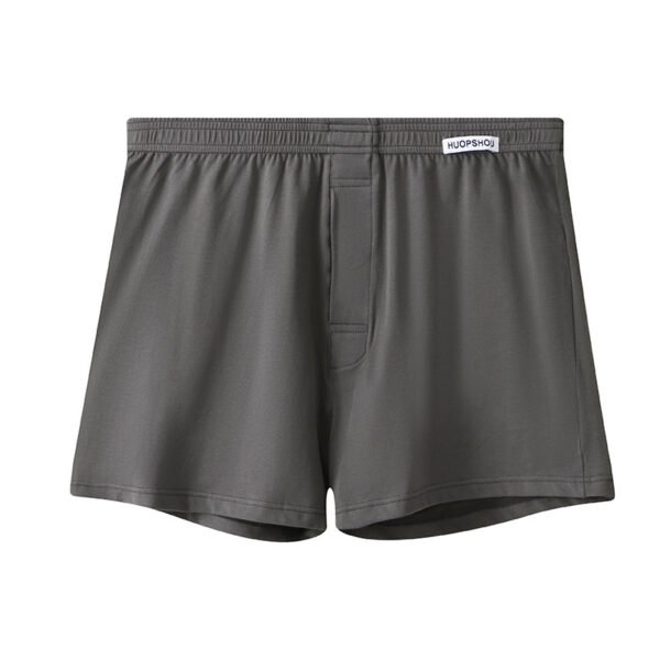 Loose Breathable Plus Size Men's Underwear Solid Color Boxers - Image 7