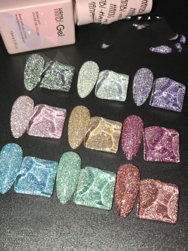 Web Celebrity Reflective Flash Glue 9 Colors Luminous Glue - Image 5