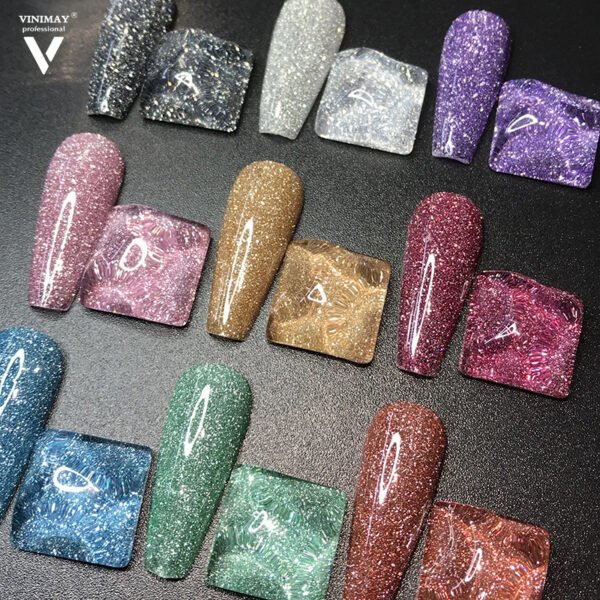 Web Celebrity Reflective Flash Glue 9 Colors Luminous Glue - Image 3