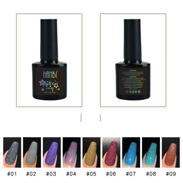 Web Celebrity Reflective Flash Glue 9 Colors Luminous Glue - Image 2